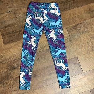 LuLaRoe Girls one size pony leggings